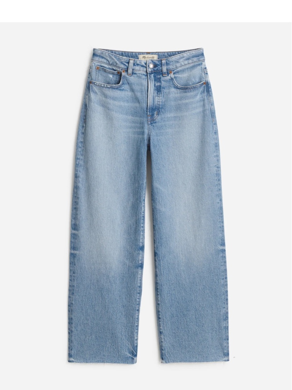 Madewell Curvy Perfect Vintage Wide-Leg Crop Jean Hallstead Wash - Picture 6 of 13